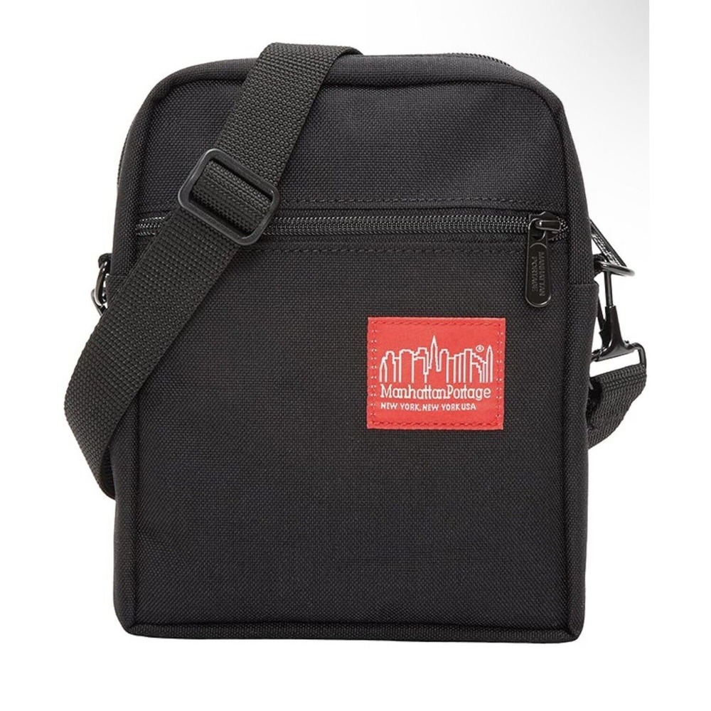 Manhattan Portage East Village Bag Canvas‎ Black City Lights Crossbody NY